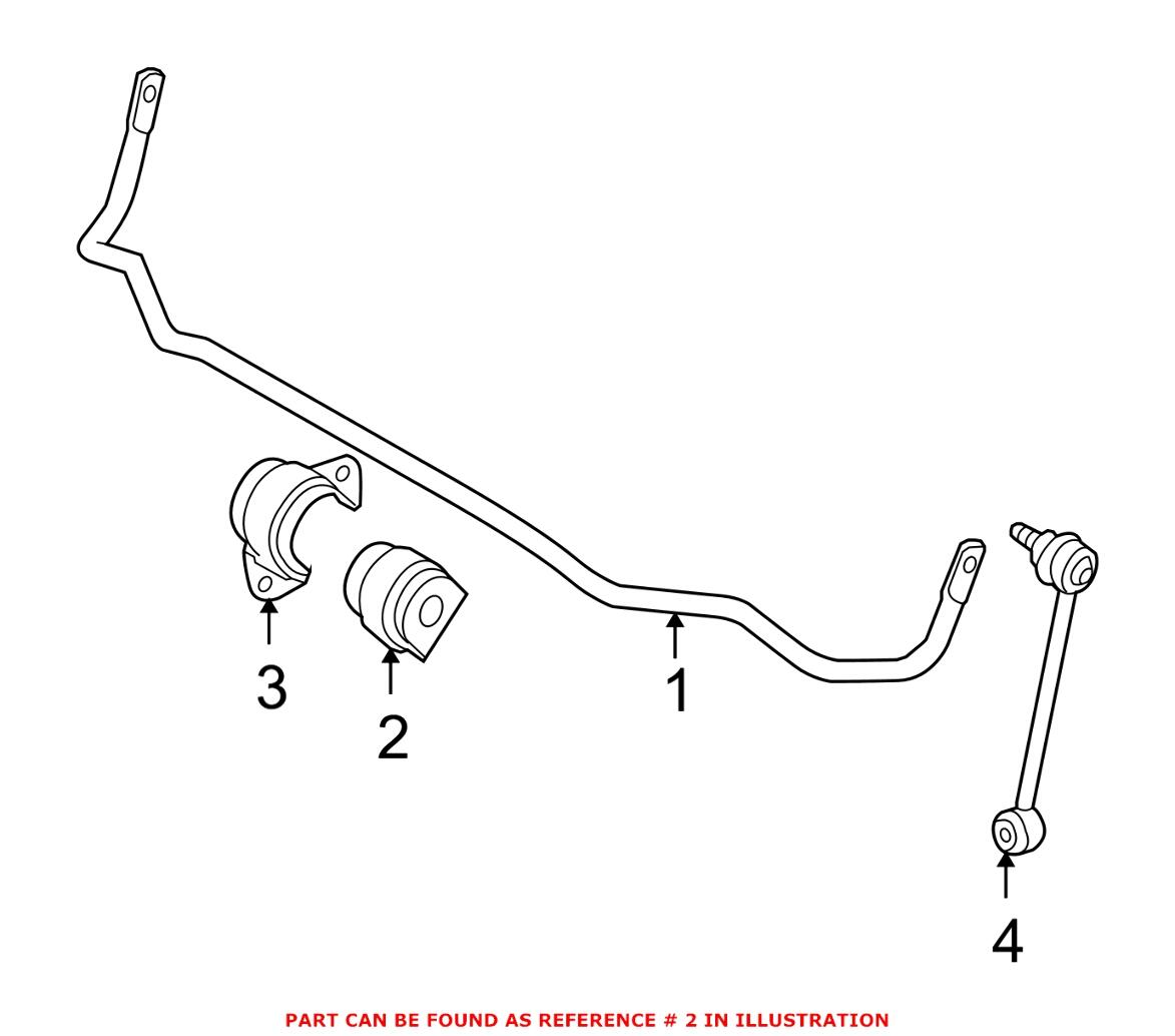 BMW Sway Bar Bushing - Rear (15mm) 33556761360